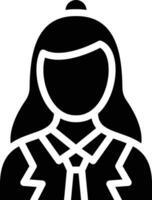 Female Professor Vector Icon