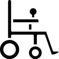 Automatic Wheelchair Vector Icon