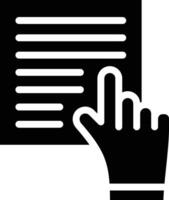 Study Hand Vector Icon