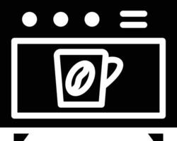 café horno vector icono