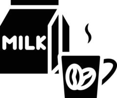 Coffee Milk Vector Icon