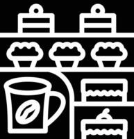 Cafe Showcase Vector Icon