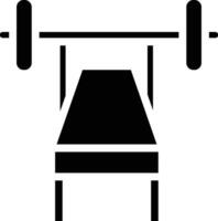 Bench Press Vector Icon