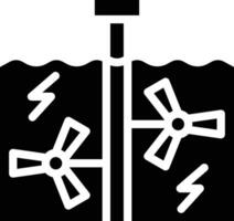 Tidal Power Vector Icon