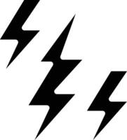 Lightning Vector Icon