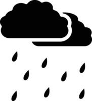 icono de vector de lluvia