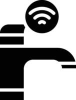Smart Faucet Vector Icon