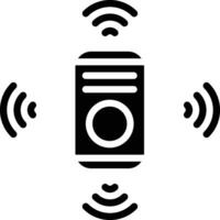 icono de vector de sensor de movimiento