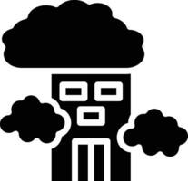 niebla tóxica vector icono