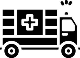 icono de vector de ambulancia