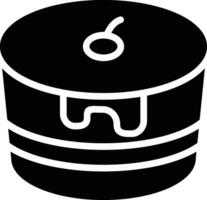 Chocolate Cake Vector Icon