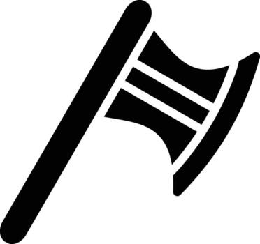 icono de vector de hacha