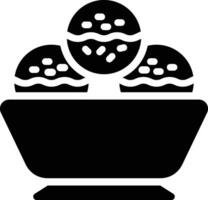 Icecream Bowl Vector Icon