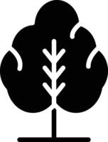 icono de vector de árbol