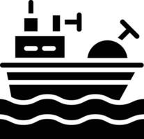 Army Ship Vector Icon