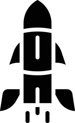 Army Rocket Vector Icon