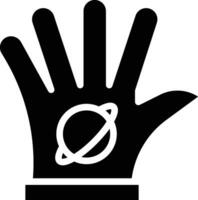 Space Gloves Vector Icon