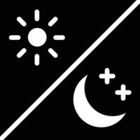 Day and Night Vector Icon