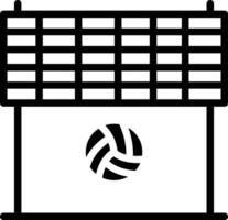 vóleibol red vector icono