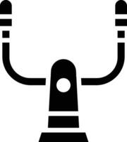Aeroplane Steering Wheel Vector Icon