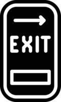 Exit Door Vector Icon