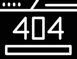404 Error Vector Icon