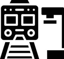 icono de vector de tren