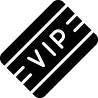 icono de vector de pase vip