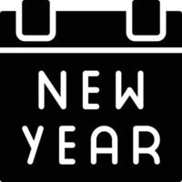 New Year Calendar Vector Icon