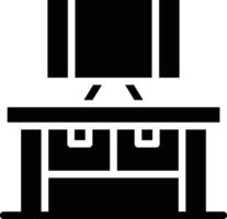 Computer Table Vector Icon