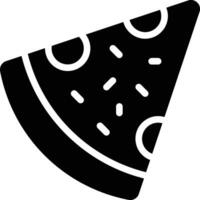 icono de vector de rebanada de pizza