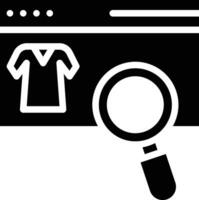 Search Clothes Vector Icon