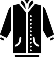 icono de vector de chaqueta