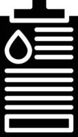 Oil Data Report Vector Icon