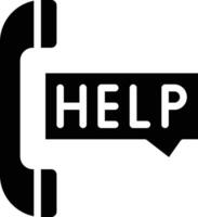 Help Line Vector Icon