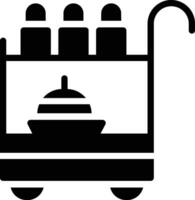 Serving Cart Vector Icon