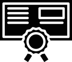 Certificate Vector Icon