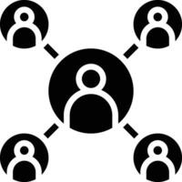 User Networking Vector Icon