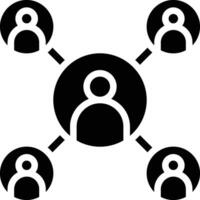 User Networking Vector Icon