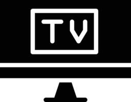 icono de vector de pantalla de tv