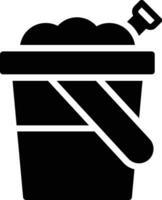 Sand Bucket Vector Icon