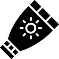 icono de vector de protector solar