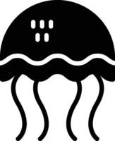 icono de vector de medusas