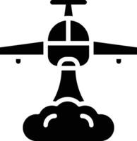 Firefighter Plane Vector Icon