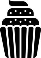 Wedding Cupcake Vector Icon