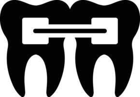 Tooth Braces Vector Icon