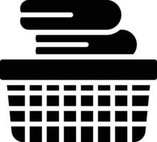 Laundry Basket Vector Icon