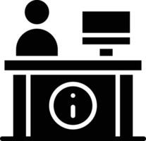 Information Desk Vector Icon