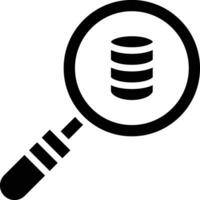 Search Database Vector Icon