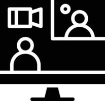 Video Conference Vector Icon